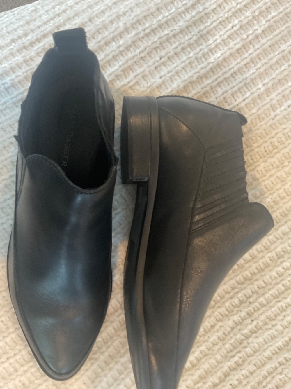 Kelsi Dagger ankle boot in black leather - Picture 6 of 6
